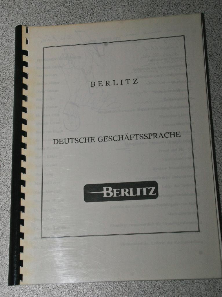 Deutsche Geschäftssprache.  Zakelijk Duits. Berlitz, Boeken, Gelezen, Berlitz, Alpha, HBO