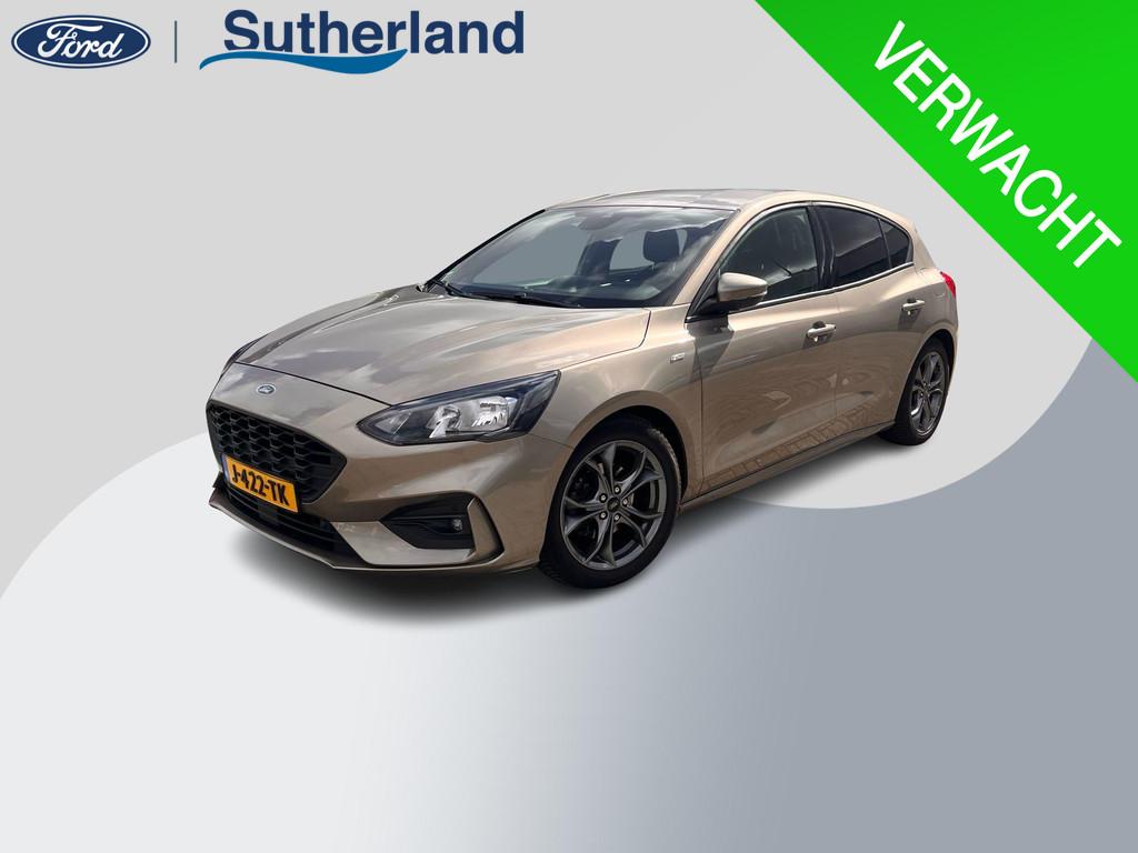 Ford Focus 1.0 EcoBoost ST Line Business 125pk | Head up dis, Auto's, Ford, Gebruikt, Bruin, Bedrijf, Handgeschakeld