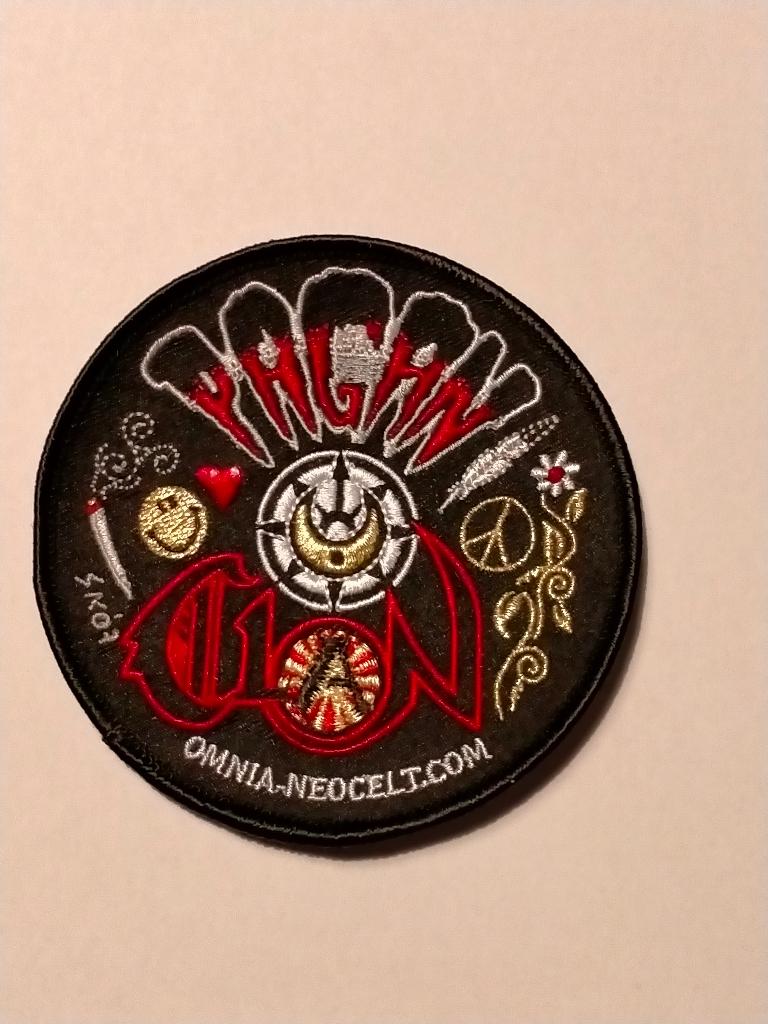 Omnia Pagan Clan Folk muziek patch kleding embleem logo, Verzamelen, Ophalen of Verzenden, Nieuw, Kleding