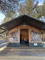 Te koop: Lodge XL Safaritenten incl. complete inrichting, Caravans en Kamperen, Ophalen, Gebruikt, Tot en met 6