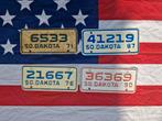 Kentekenplaat SET South Dakota USA 4 Motor Motorcycle borden, Ophalen of Verzenden, Gebruikt, Auto's