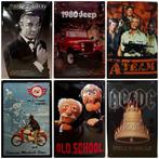 Zundapp KS50 vrouw relief reclamebord van metaal wandbord, Verzamelen, Reclamebord, Info@deconoord.nl, Deco Noord, Nieuw