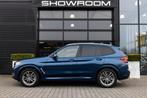 BMW X3 XDrive20d, 190 PK, Pano, Harman & Kardon, Camera!, Automaat, 2000 kg, Blauw, Leder en Stof
