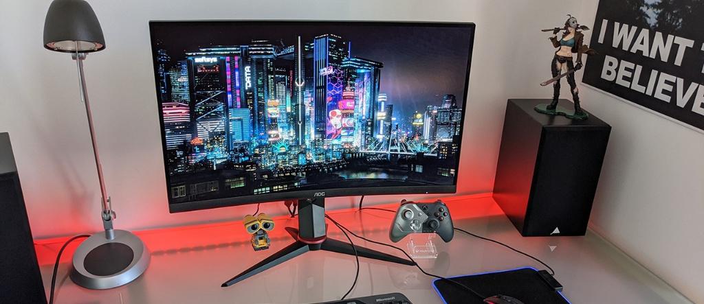 AOC Gaming Curved 27 inch 144Hz 2560x1440 (Quad HD) 1ms, Computers en Software, Monitoren, 101 t/m 150 Hz, VA, Zo goed als nieuw