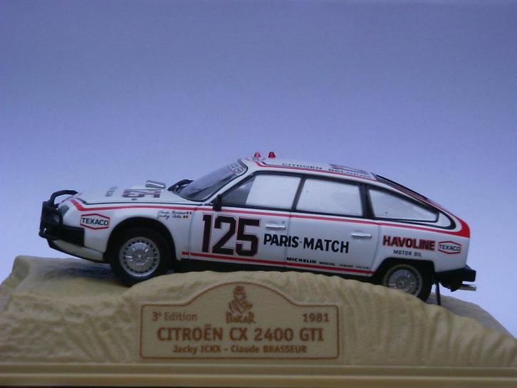 Citroen CX 2400 GTi Dakar 1981 Jacky Ickx Norev 1:43, Hobby en Vrije tijd, Modelauto's | 1:43, Nieuw, Auto, Norev, Ophalen of Verzenden