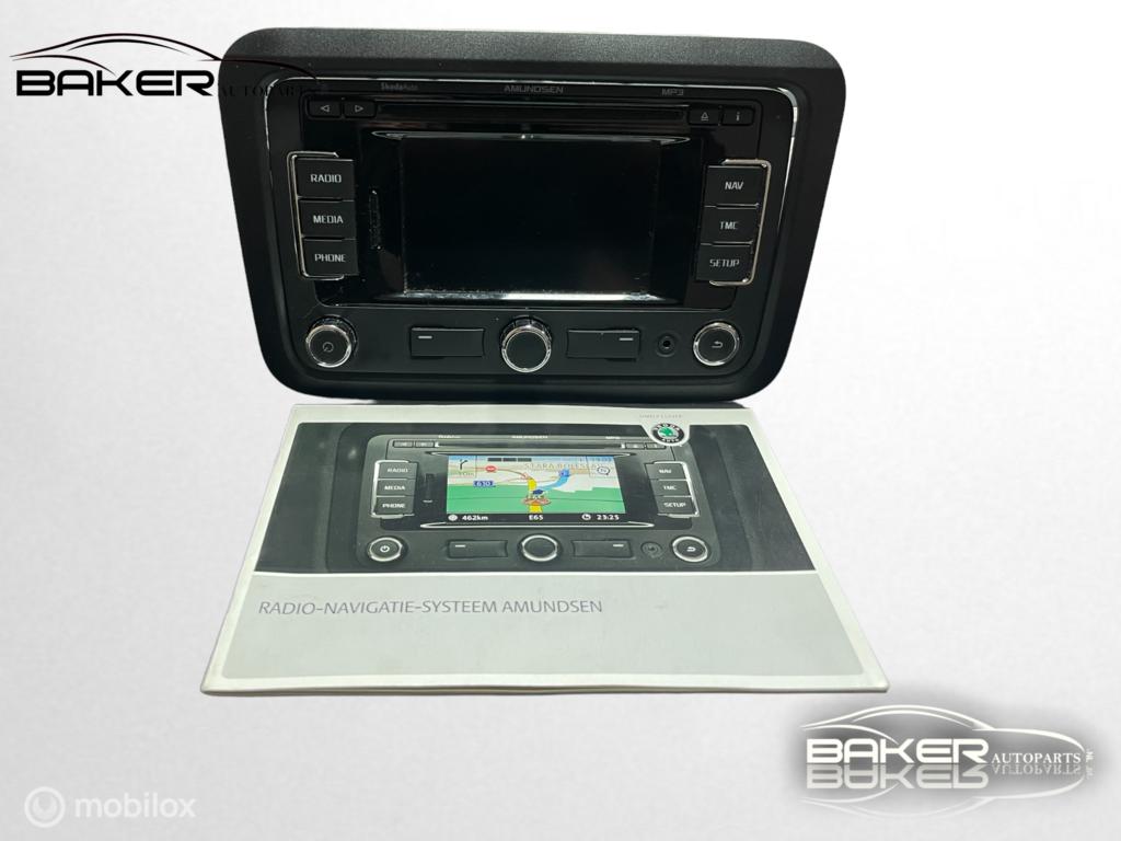 Navigatie systeem Skoda Fabia 5J ('07-'15) 3T0035191A RNS310, Auto-onderdelen, Gebruikt, Ophalen of Verzenden, Skoda, Skoda