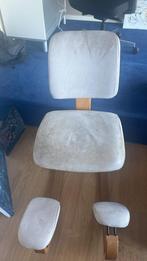 bureaustoel voor mensen met rugpijn, Huis en Inrichting, Ophalen, Gebruikt, Beige, Bureaustoel