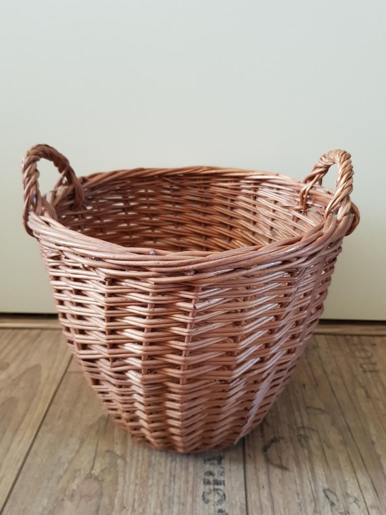 Oude stofdoekenmand / antieke mand, Ophalen of Verzenden