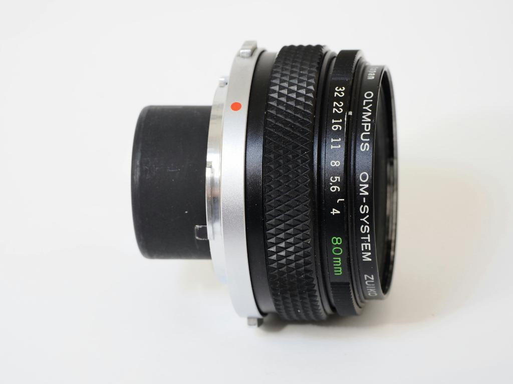 Olympus OM-system Zuiko MC Auto 1:1 MACRO 1:4 f=80 mm, Ophalen of Verzenden, Zo goed als nieuw, Macrolens