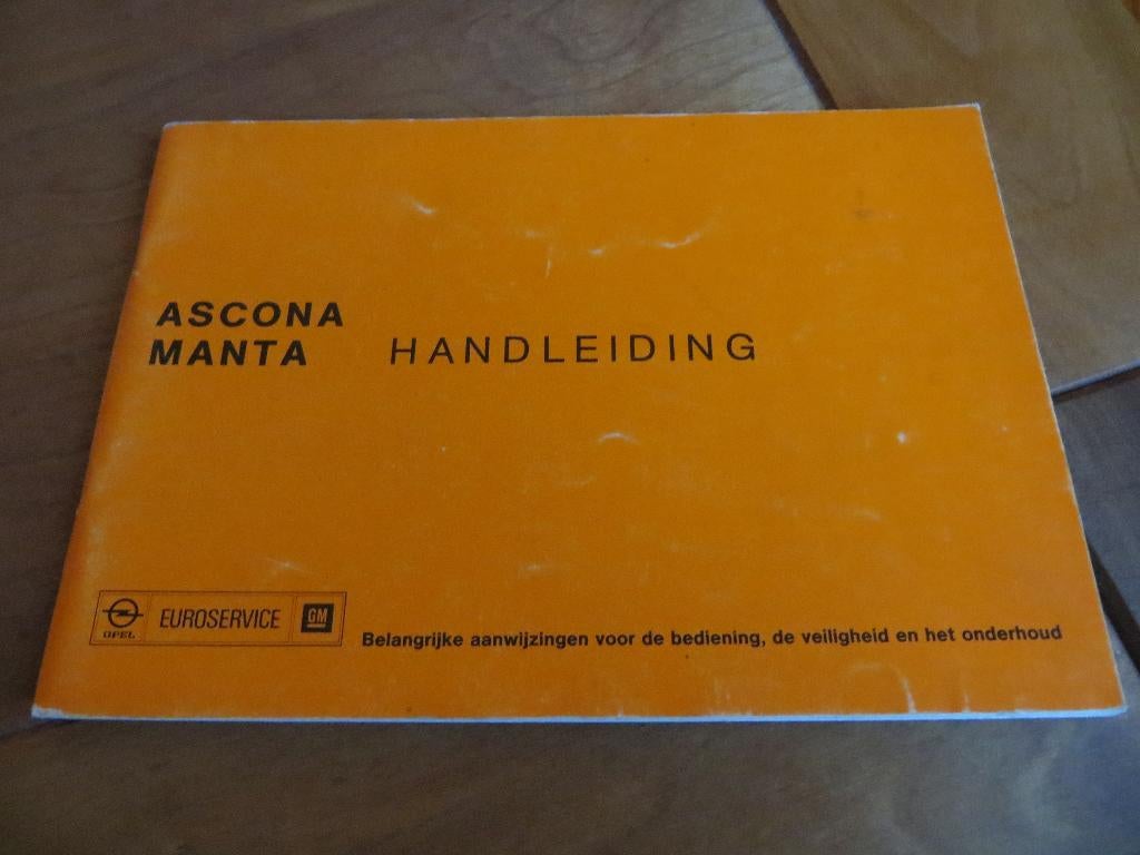 Instructieboek Opel Ascona B, Opel Manta B + SR + GT/E 1975, Ophalen of Verzenden