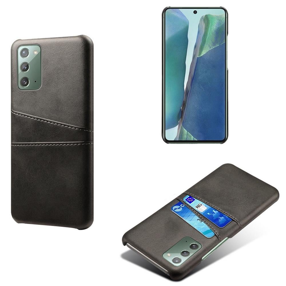 Back Cover + PMMA Screenprotector for Galaxy Note 20 _ Zwart, Verzenden, Nieuw, Hoesje of Tasje