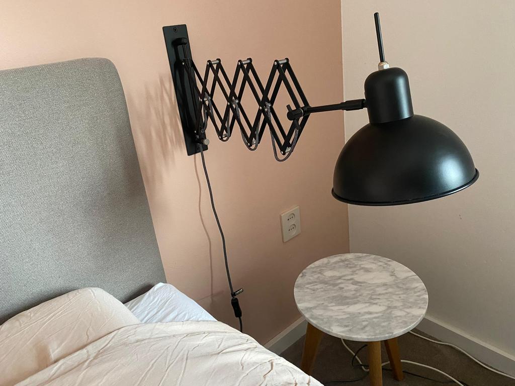 2x industriele zwarte wandlamp It’s About Romy Aberdeen lamp, Ophalen of Verzenden, Zo goed als nieuw, Metaal
