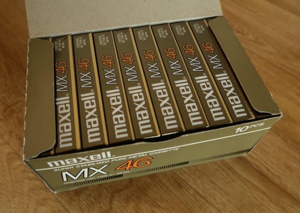 Maxell MX46 box of 10 N.O.S., Cd's en Dvd's, Cassettebandjes, Ophalen of Verzenden, Overige genres, 2 t/m 25 bandjes