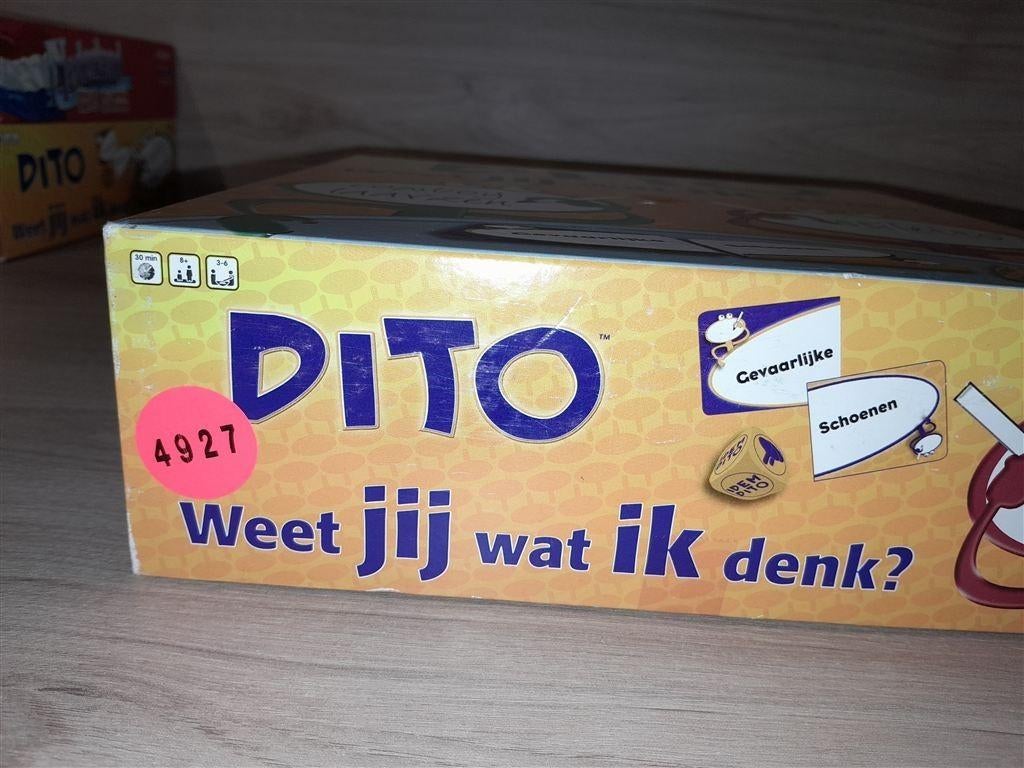 Dito weet jij wat ik denk - s4927, Hobby en Vrije tijd, Gezelschapsspellen | Bordspellen, Verzenden, Zo goed als nieuw