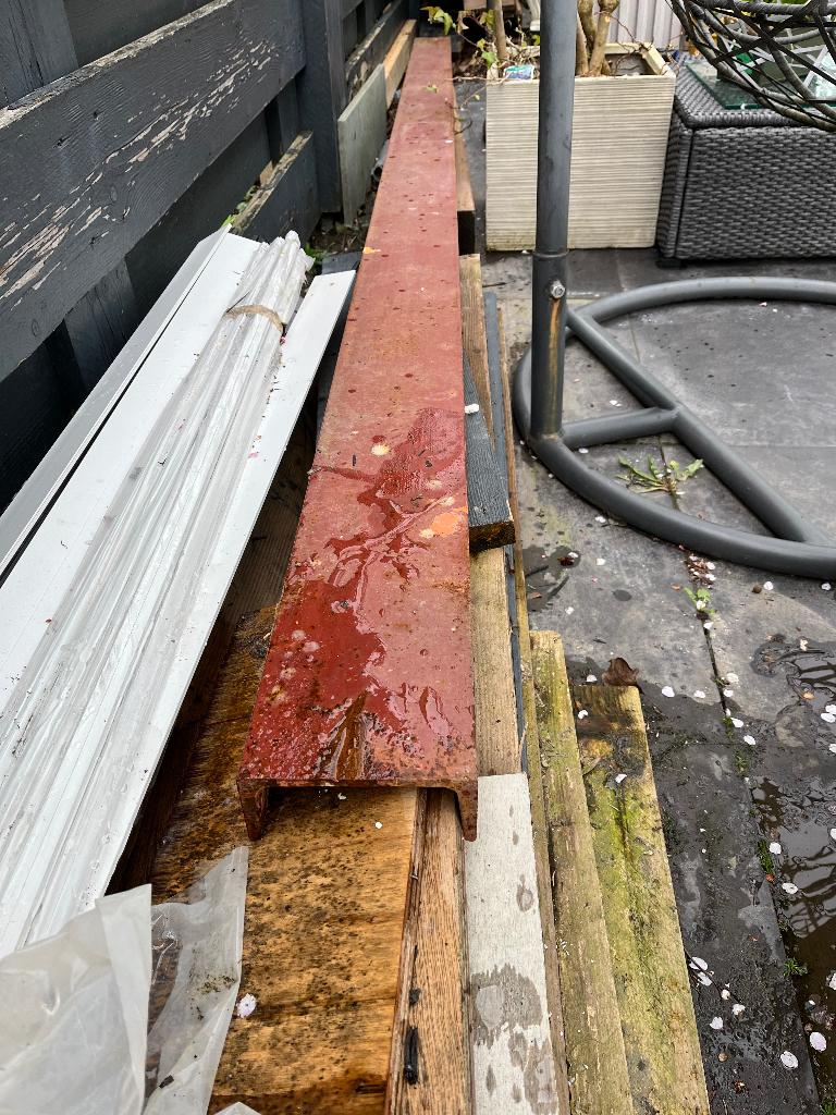 U profiel  365m, Doe-het-zelf en Verbouw, Metalen, Ophalen, Gebruikt, IJzer