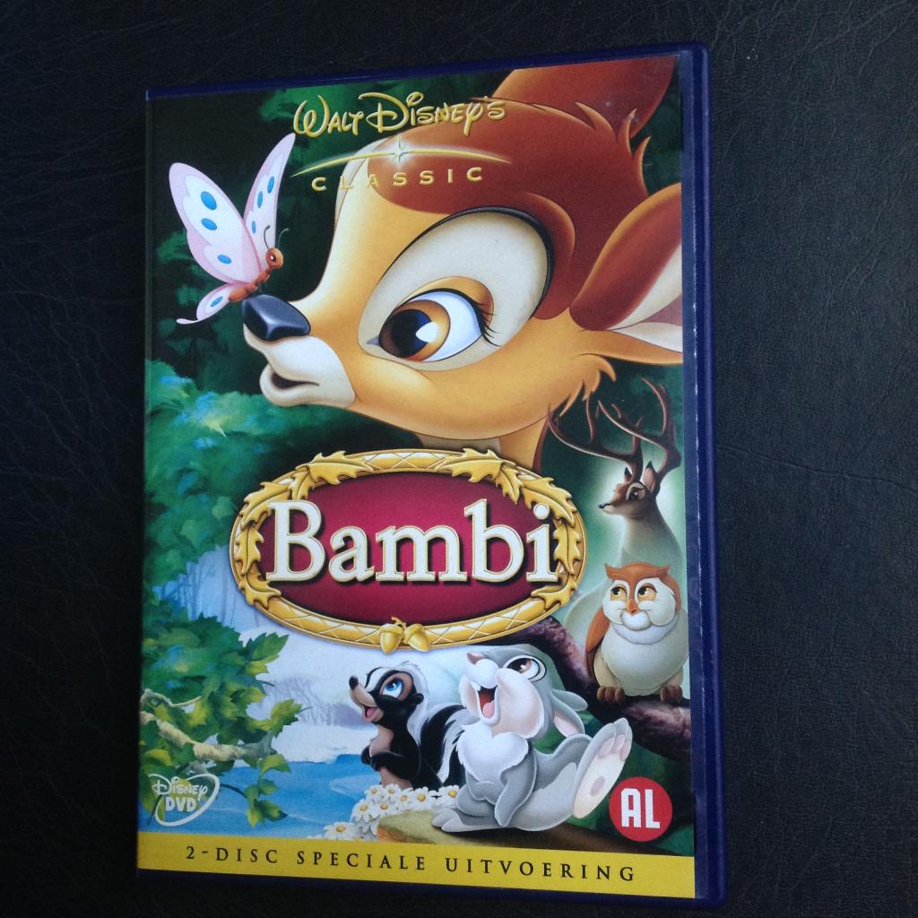 Disney Classics Bambi speciale uitvoering 2dvd, Gebruikt, Tekenfilm, Verzenden, Alle leeftijden