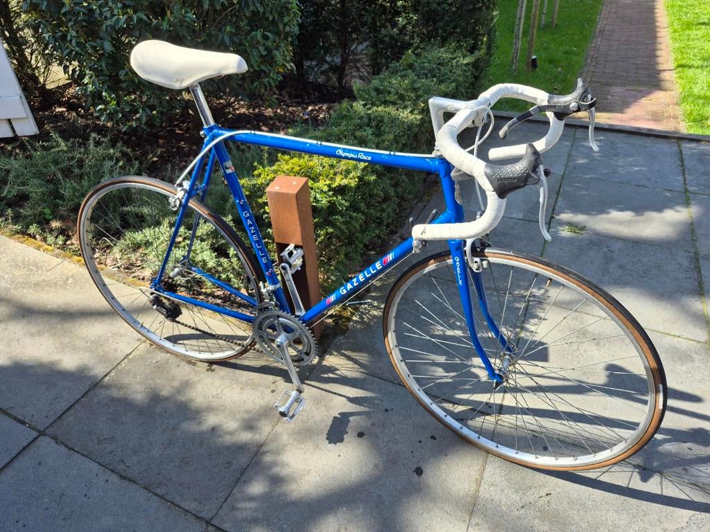 Gazelle Olympia Race, Fietsen en Brommers, Fietsen | Racefietsen, Ophalen, Gebruikt, Staal, Heren