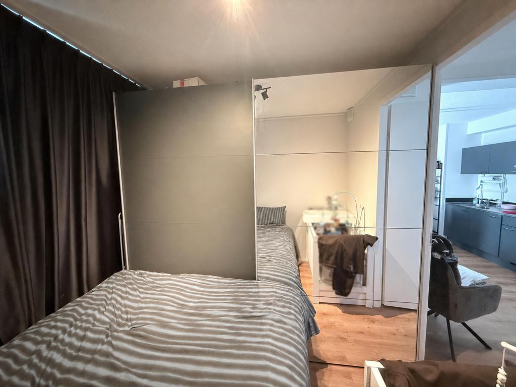 IKEA Pax Kast met spiegeldeuren en hangruimte, Huis en Inrichting, Ophalen, Overige materialen, Gebruikt, 100 tot 150 cm