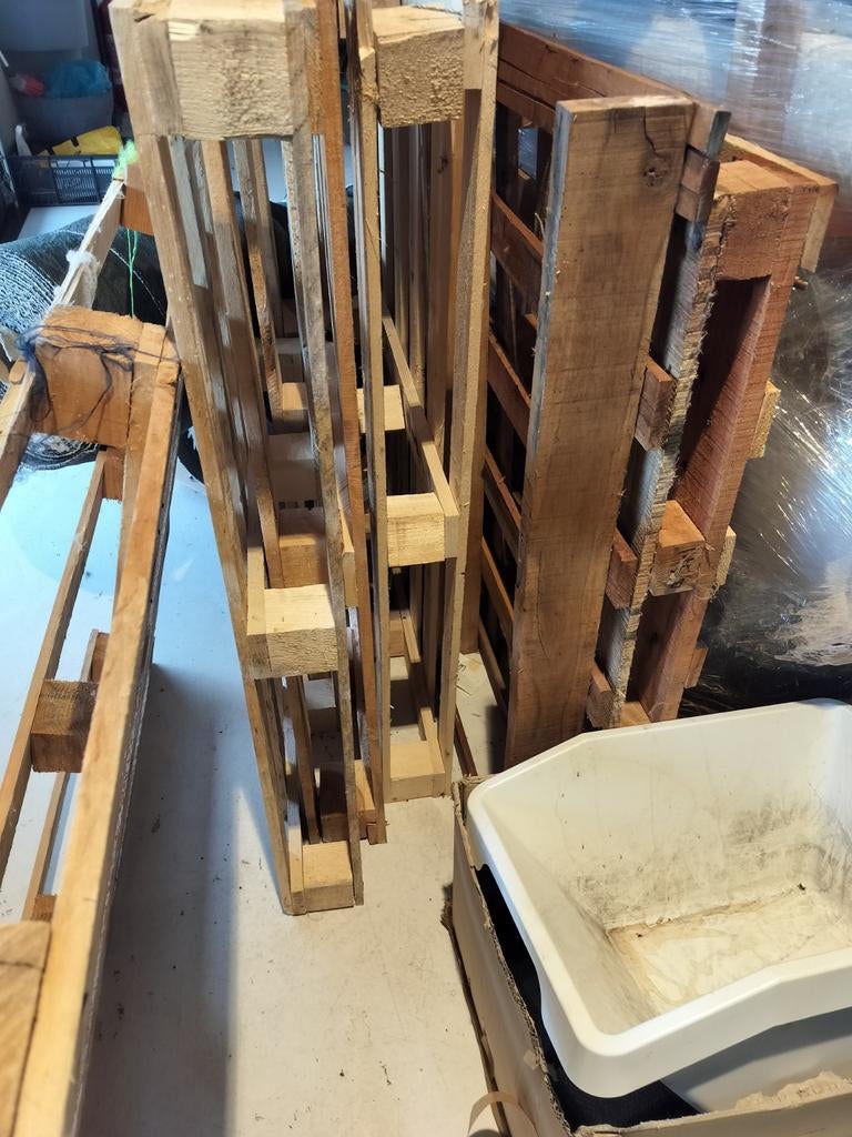 6 pallets gratis, Doe-het-zelf en Verbouw, Hout en Planken, Ophalen