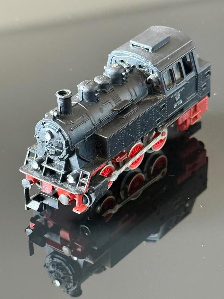 Arnold N spoor DB 80 033 stoomlocomotief, Hobby en Vrije tijd, Modeltreinen | N-Spoor, Gebruikt, Locomotief, Gelijkstroom, Arnold