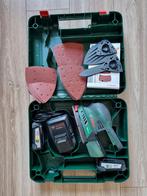 Bosch PSM 18 LI Deltaschuurmachine Accu Set, Ophalen of Verzenden, Gebruikt, Minder dan 600 watt, Overige typen