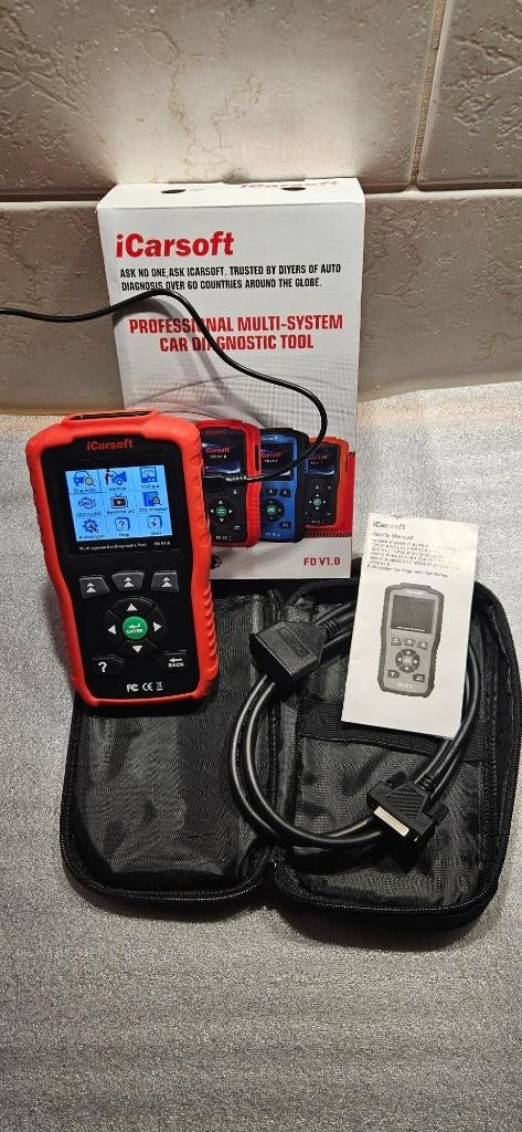 Icarsoft FD V1.0 ODB2 scanner, Auto diversen, Ophalen of Verzenden, Zo goed als nieuw