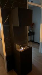 Scandiflame Staande Bio Ethanol haard Zwart, Ophalen, Zo goed als nieuw, Vrijstaande haard, Overige soorten