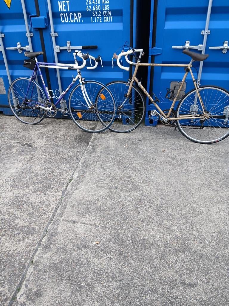 Giant en gazelle racefietsen Tekoop, Fietsen en Brommers, Fietsen | Racefietsen, Ophalen, Gebruikt, Aluminium, Meer dan 20 versnellingen