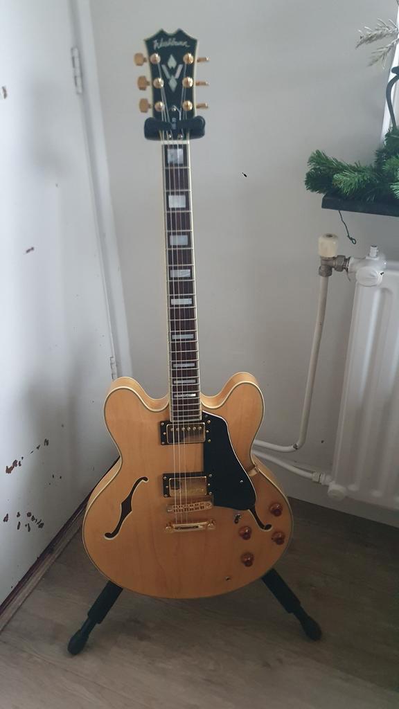 Washburn HB35N, Muziek en Instrumenten, Snaarinstrumenten | Gitaren | Elektrisch, Solid body, Epiphone, Ophalen