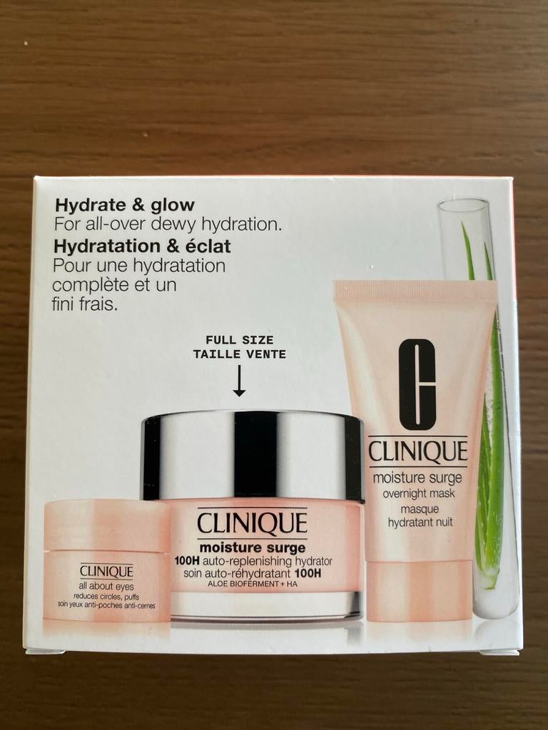Clinique Hydrate & Glow Set - Nieuw, Sieraden, Tassen en Uiterlijk, Uiterlijk | Gezichtsverzorging, Ophalen of Verzenden, Nieuw