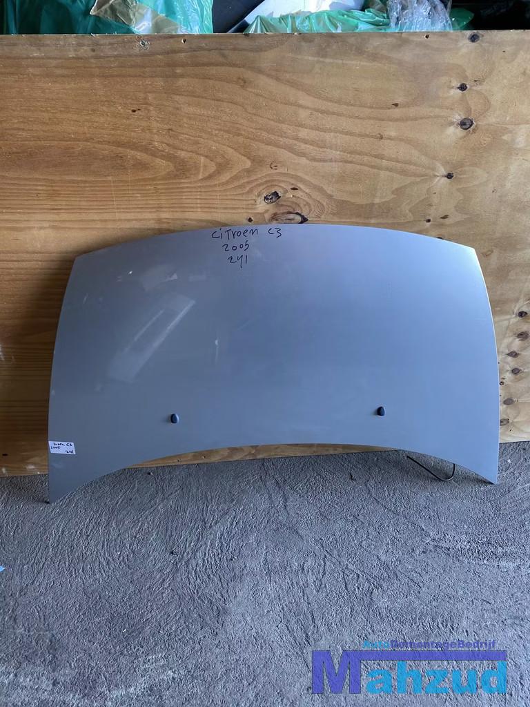 CITROEN C3 GRIJS EZRC Motorkap 2002-2009, Gebruikt, Citroën, Stellantis N.V., Ophalen of Verzenden