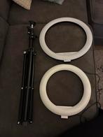 Grundig Ringlamp met Statief - Perfect voor Content Creators, Ophalen, Zo goed als nieuw, Lamp of Flitsset