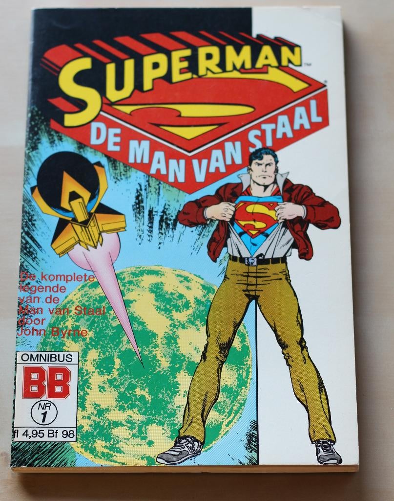Superman | De Man van Staal | Omnibus nr.1 | Baldakijn 1987, Europa, Ophalen of Verzenden, John Byrne, Gelezen