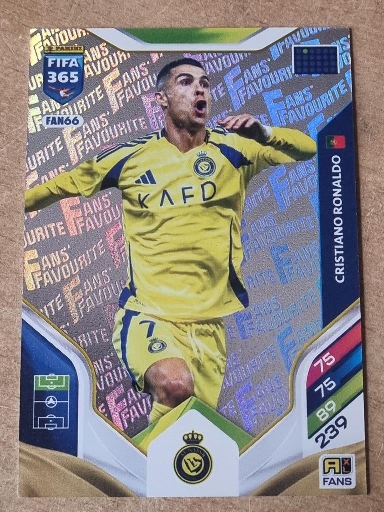 Panini Adrenalyn xl Fifa 365 2026 Fans Ronaldo Zilver, Ophalen of Verzenden