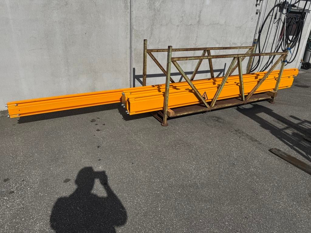 1x 6m en 2x 3,5m kraanbaan rail voor takel Konecranes, Ophalen of Verzenden