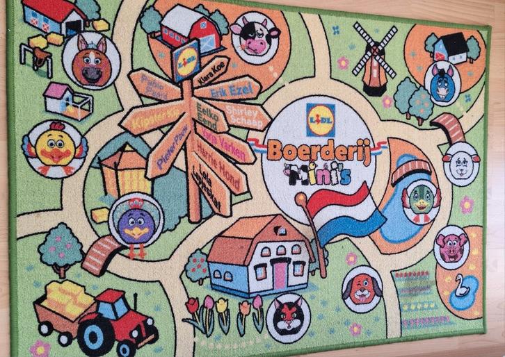 Lidl Boerderij Mini's Speelkleed - Zo goed als nieuw, Huis en Inrichting, Stoffering | Tapijten en Kleden, Zo goed als nieuw, 100 tot 150 cm