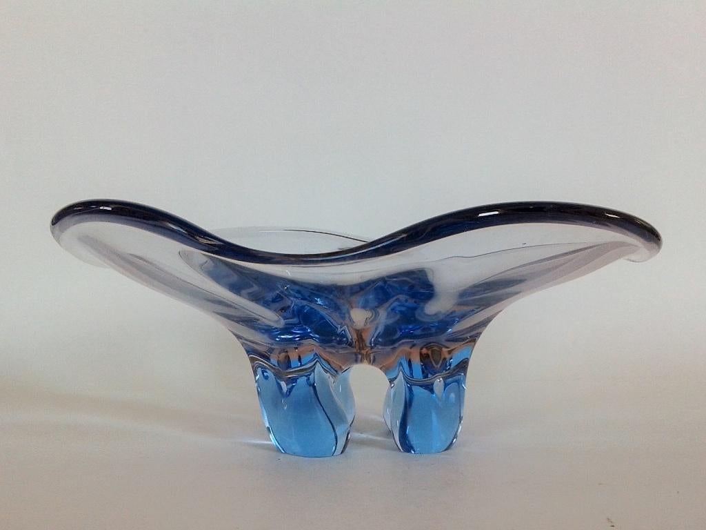 Schaal Artglass Skrdlovice Beranek Design Vintage, Antiek en Kunst, Antiek | Glas en Kristal, Ophalen of Verzenden