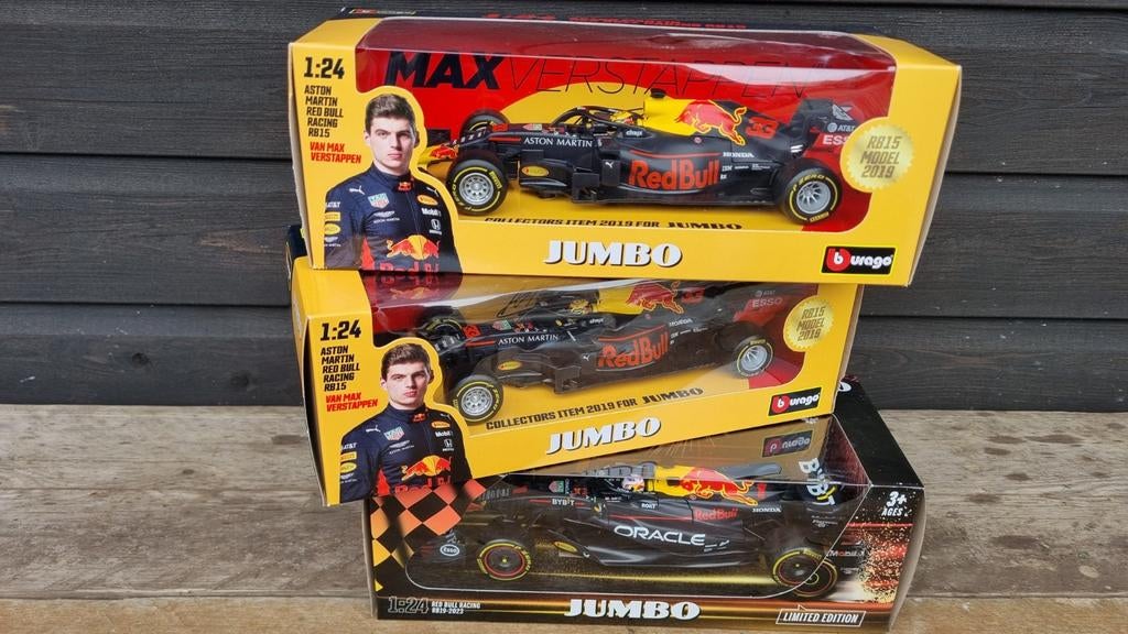 Max Verstappen Jumbo F1 modelauto's - RB15, RB19, Ophalen, Nieuw, Auto, Overige merken