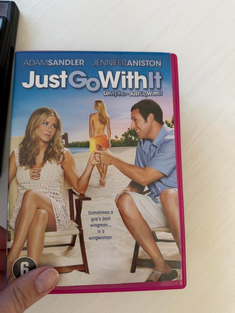 Dvd Just go with it (Jennifer Aniston/Adam Sandler), Vanaf 6 jaar, Ophalen of Verzenden, Zo goed als nieuw, Romantische komedie