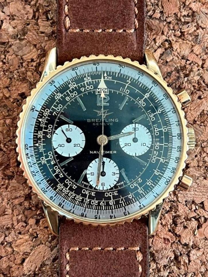 Breitling Navitimer horloge / goud / 806, Sieraden, Tassen en Uiterlijk, Horloges | Heren, Zo goed als nieuw, Polshorloge, Breitling