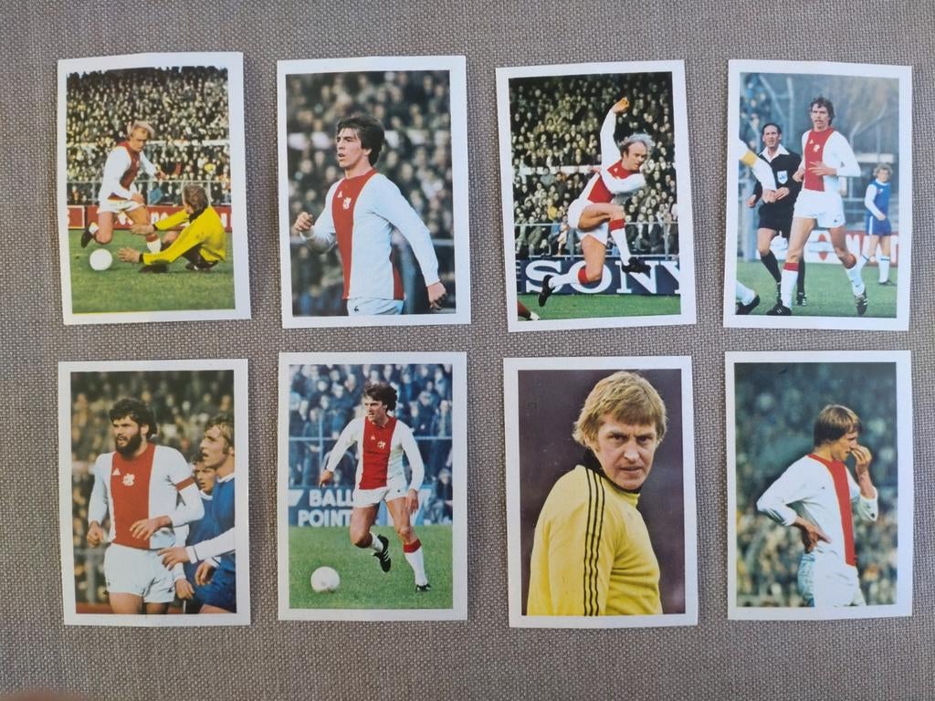 Ajax voetbalplaatjes - Vintage collectie, Verzenden, Gebruikt, Ajax, Poster, Plaatje of Sticker