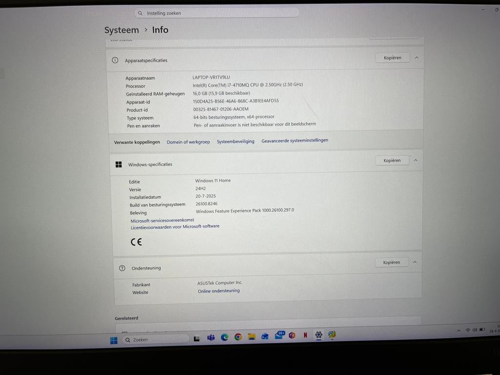Lenovo Thinkpad T540p, Computers en Software, Windows Laptops, Ophalen, Zo goed als nieuw, 14 inch, 2 tot 3 Ghz