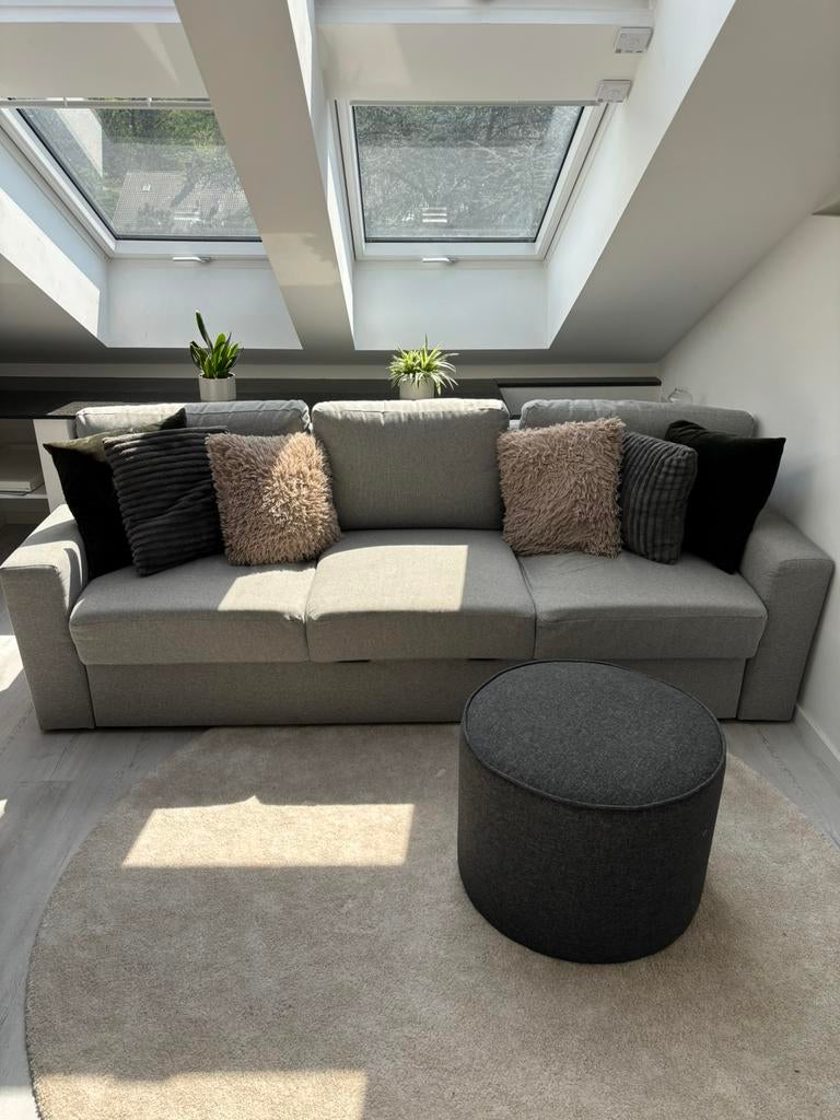 IKEA Barslov (slaap) bank sofa met opbergruimte, Huis en Inrichting, Ophalen, Zo goed als nieuw, Stof