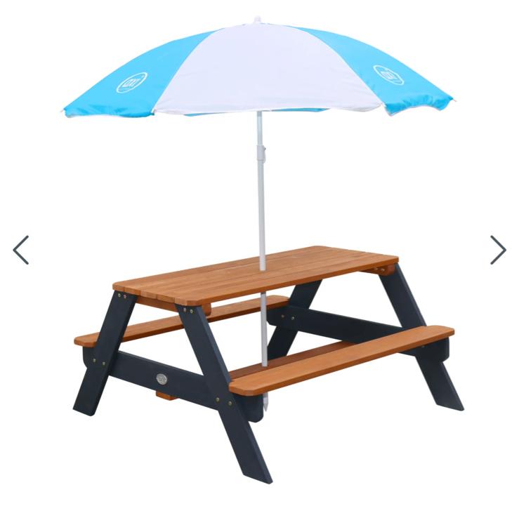 AXI Nick Picknicktafel met Parasol - Nieuw, Ophalen, Nieuw