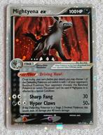 Mightyena EX, Hobby en Vrije tijd, Verzamelkaartspellen | Magic the Gathering, Ophalen of Verzenden, Gebruikt, Losse kaart, Foil