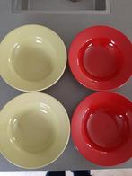 Pastaborden 4x, Huis en Inrichting, Keuken | Servies, Ophalen, Glas, Overige stijlen