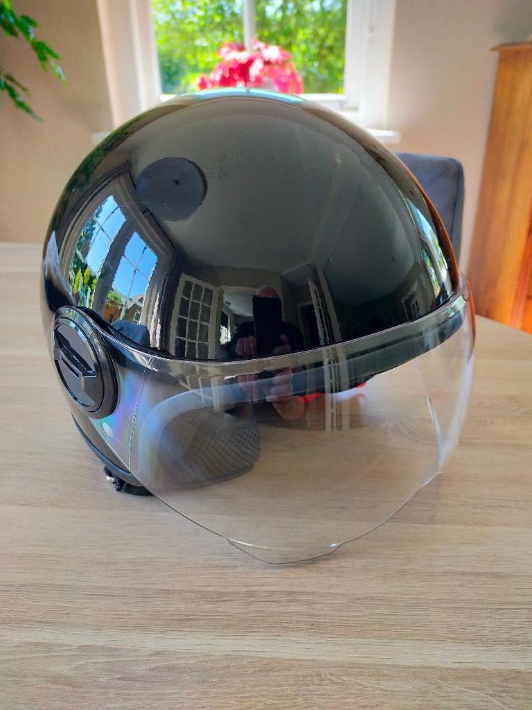 scooterhelm, Fietsen en Brommers, Brommerhelmen, Ophalen, Zo goed als nieuw, Medium, Vinz