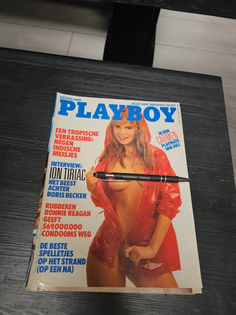 Playboy Nederland Juli 1987 - Carmen Playmate, Ophalen of Verzenden, Gelezen, Overige typen