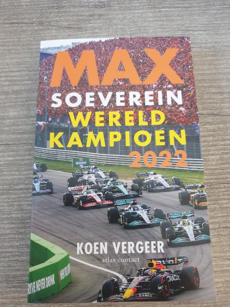 MAX Soeverein Wereldkampioen 2022 - Koen Vergeer, Ophalen of Verzenden, Gelezen, Koen Vergeer, Overige sporten