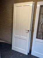Twee witte binnendeuren, Ophalen, Gebruikt, 80 tot 100 cm, Binnendeur